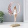 Polystone souvenir "Girl sits in a pink ring with flowers" 16x6x25.5 cm