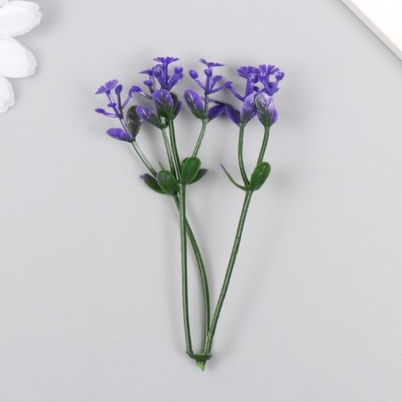 Artificial plant for creativity "celandine" set 12 pcs violet 9 cm-1