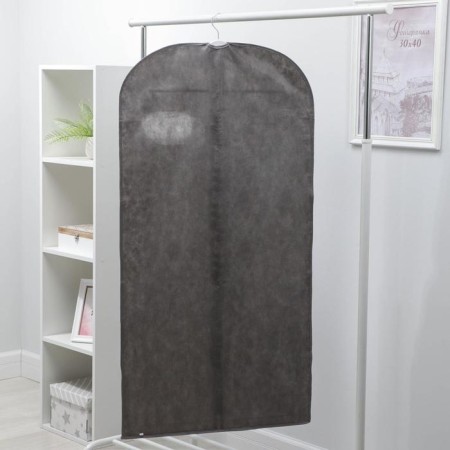 Close for clothes with a window, 60 × 120 cm, spanbond, color gray color-3