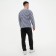 Longlit male, white/blue color, size 46