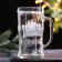 New Year! New Year's beer mug "Good luck in business!" 500 ml