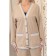 Female suit, size 44, beige color
