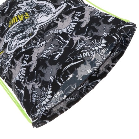 A bag for shoes 440 x 365 mm, Erich Krause, 300D density, with a reflective strip, Dinosaur Park-3