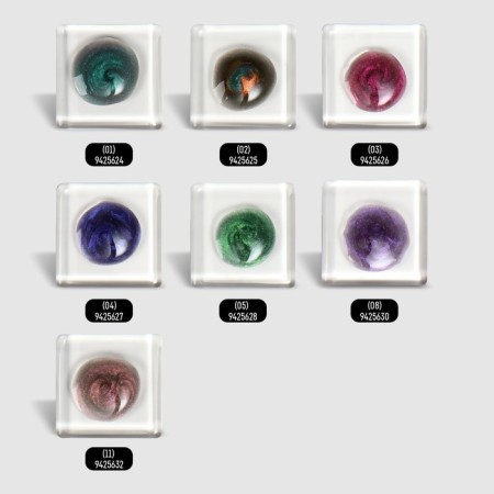 Nail gel polish, “cat`s eye”, 3 phase, 8ml, LED/UV, chameleon/lilac color (08)-4