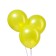 Latex ball 12 ", metal, set 100 pcs., Yellow color