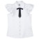 Blouse with a removable bow, height 146 cm