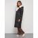 Coat insulated winter female, size 48, black color