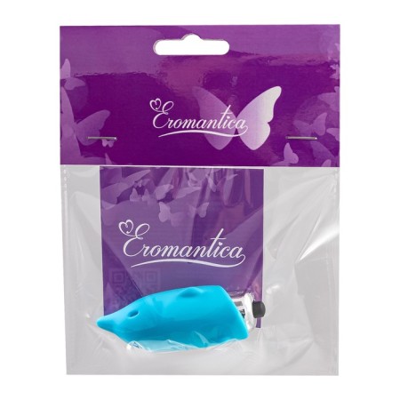 Eromantica Jolly minivibrator, 7.5 cm, silicone, blue color-2