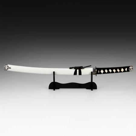 Souvenir weapon "Katana Ozam", 78cm, blade 39 cm, white scabbard-1