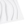 PVC PVC panel 50*50 cm "waves" white