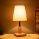 Table lamp "Cold" 1x40W E27 Light wood 16x16x34cm