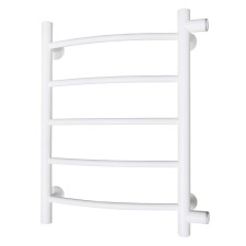 Water towel “Sanprise” Classic P5, 400x600 mm, side connector., White matte