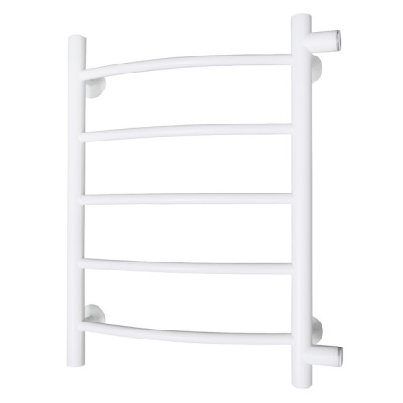Water towel “Sanprise” Classic P5, 400x600 mm, side connector., White matte