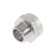 STI adapter, 1/2 "x 3/8", nickelized brass