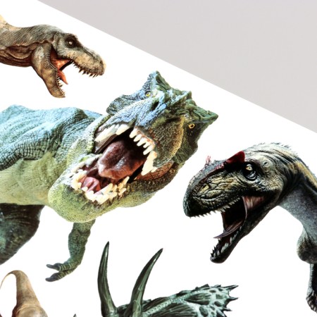 Stick 3D interior dinosaurs 90*30cm-1