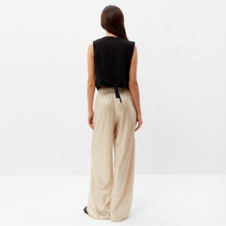 Women's pants from sequet Mist, p. 46, golden-2
