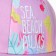 Women's cap. Beach. Palms, pink color, rr 56