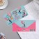 Money envelope "Happy Wedding Day!" Congrev, glitter, bicycle, 17x8 cm