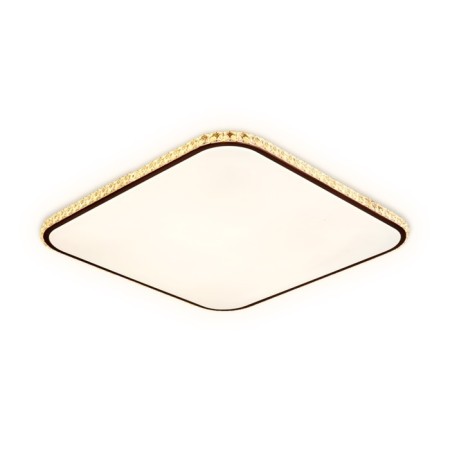 LED ceiling LED with a remote control and additional backlight Ambrella Light, Crystal, FF76, 1xLED, 72 W, 5040LUM, 3000-6400K, white color