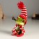 Souvenir Polystone Lac "frog in a hawap and a scarf welcomes" 7.7x6.3x13 cm