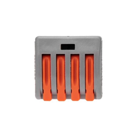 Universal terminal of QMS 222-414, 4-wire gray 0.08-2.5/4 mm² (50 pcs/union) rexant-1