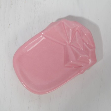 Set: dispenser, glass, soap dish "pink"-7
