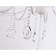 Suspended chandelier with lampshade and crystal Ambrella Light, Modern, TR4605, 8XE27, white color