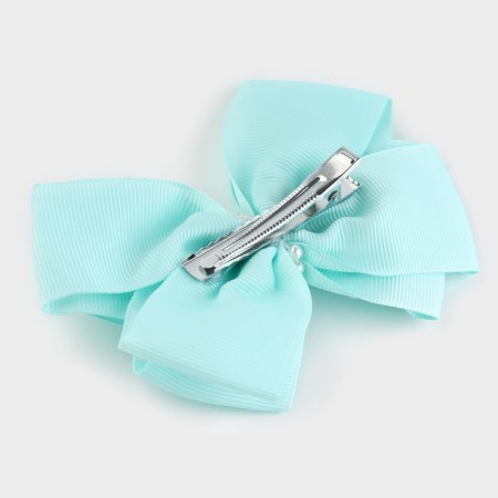 Outlet. Hair bow on a hairpin, 11 cm, cold heart-2