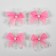 Bows on the handles of a wedding car, 4 pcs., Pink