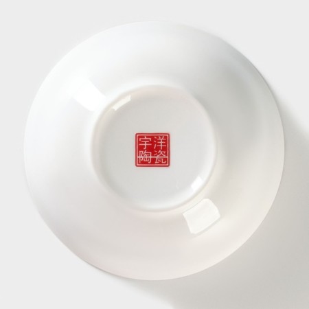 Porcelain “Golden Line”, 240 ml, D = 10.5 cm, white color-3