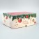 Box for cupcakes is folding with bilateral application "Happy New Year", 25 x 17 x 10 cm, new year