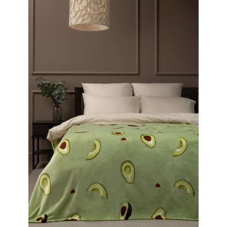 Texrepublic blanket, size 150x200 cm, green color-2