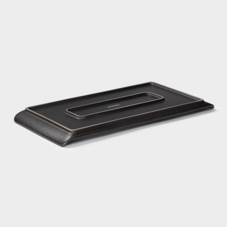 Magistro Black Style supply dish, 29.5 × 14.8 cm, porcelain, black color-2