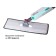 Pioneer ms030 mop for washing the floor, with a spray, 230 ml, 122 cm, white-turquoise color