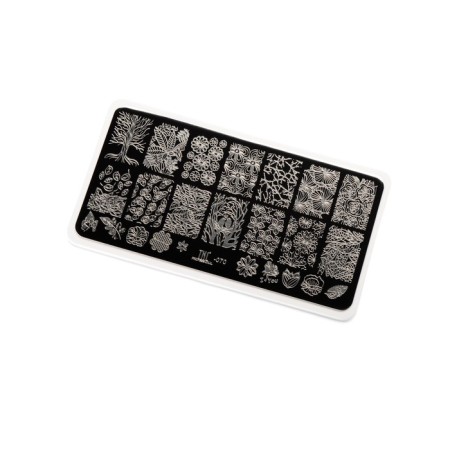 TNL Premium Amazing Flora Stamping Plave