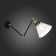 Sconces st. SL237.401.01. Evoluto. 1x40 watts, E27, 20x20 cm, black color, bronze