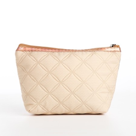 Lightning cosmetic bag, beige color-1