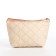 Lightning cosmetic bag, beige color