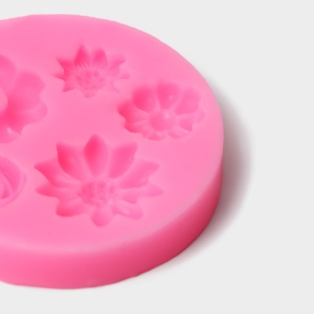 MOLD DOLAIN "KOMM", silicone, 6.5 × 0.7 cm, pink color-2