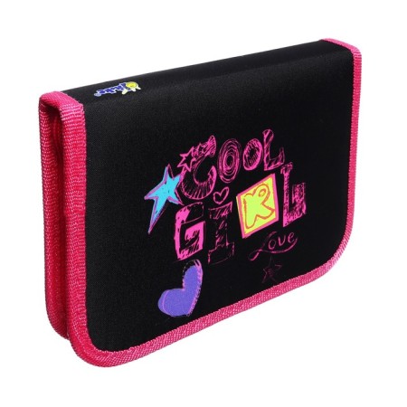 Penal 1 section 130 x 190 x 30 mm, with a folding bar, textile, onyx PCT 07-20 "Bright logo" 70624-3