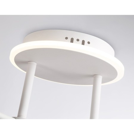 LED ceiling LED with a change of lamp and control panel Ambrella Light, Linetech, FL666229, G9, 48 W, 3600LUM, 3000-6400K, white, white matte color-8