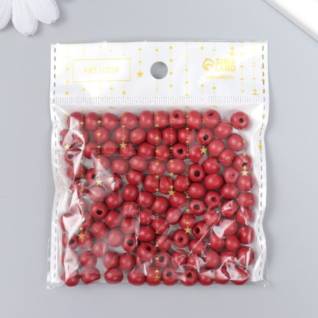 Beads for creativity, "Dark Slue" D-0.8 cm, set 20 grams-2