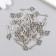 Decor for creativity Metal "Key 4 hearts" silver 0.9x2.5 cm