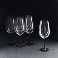 A set of glasses for the wine 