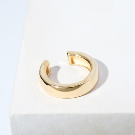 Earring "Kaff" painting, color gold-1