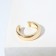 Earring "Kaff" painting, color gold
