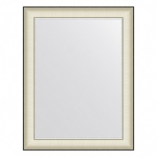 EvoFORM mirror in the baguette frame, 78 mm, 68x88 cm, white skin with chrome
