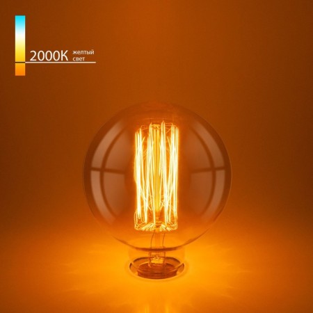 Retro Edison Elektrostandard G95 G95 60W, E27, 60 W, 2000K, 340LM, 95x95x140 mm