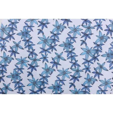 Giardino bathroom curtains, 180 × 200 cm, blue color-1