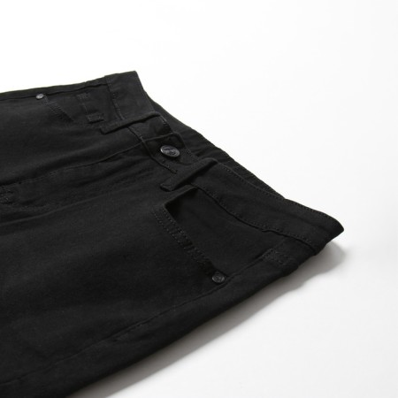 Jeans insulated female, black color, size 29 (44/46)-5